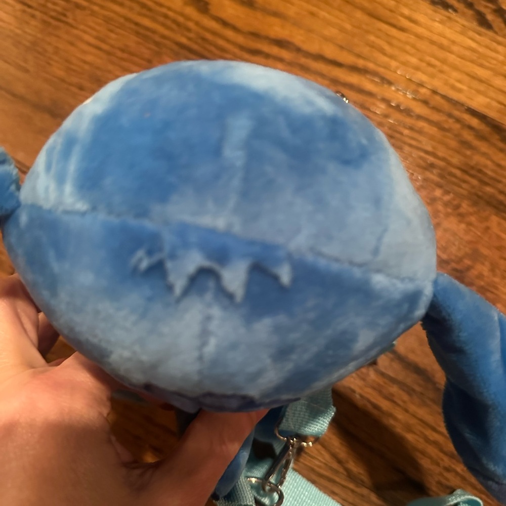 Disney Blue Stitch Plush Crossbody Bag new wo tag - Picture 5 of 9